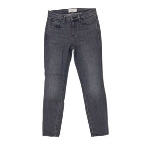 Lafayette 148 New York Charcoal Straight Leg Jeans